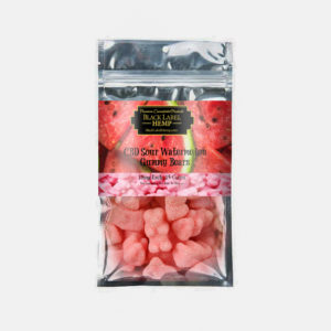 CBD Sour Watermelon Gummies 10mg each 15 count